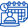 Flexible scheduling icon